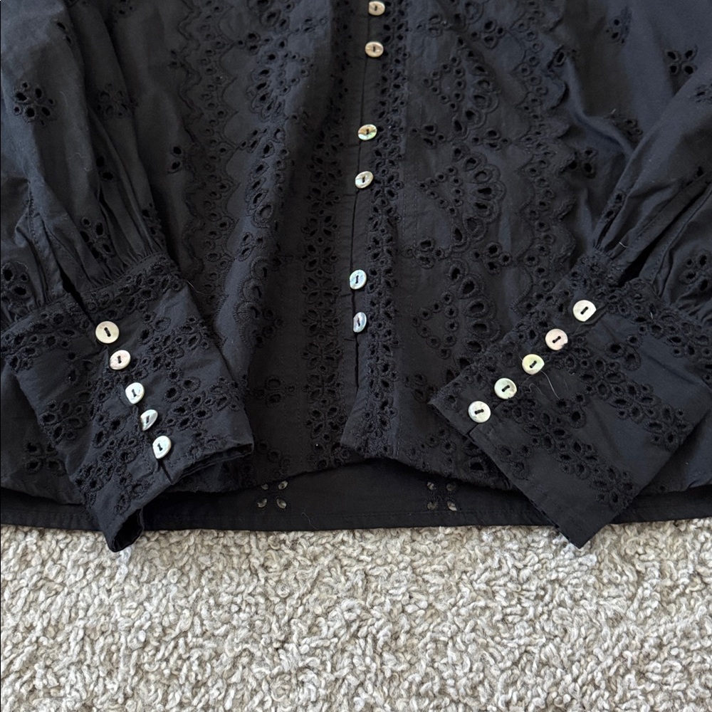 Industry Eyelet Blouse - Picture 2 of 3